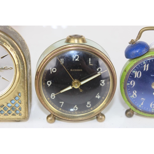 1440 - 3 vintage alarm clocks