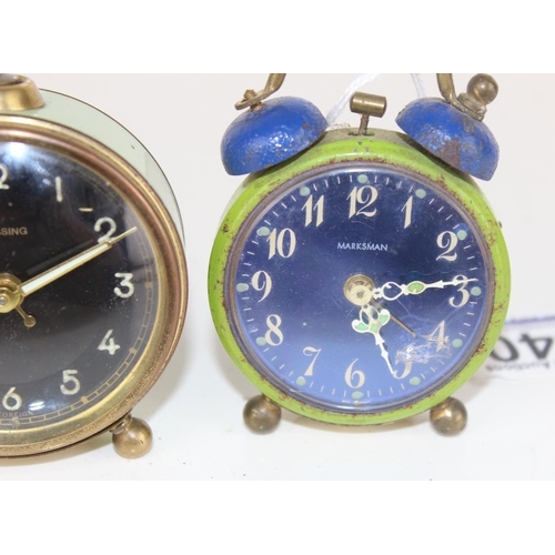 1440 - 3 vintage alarm clocks