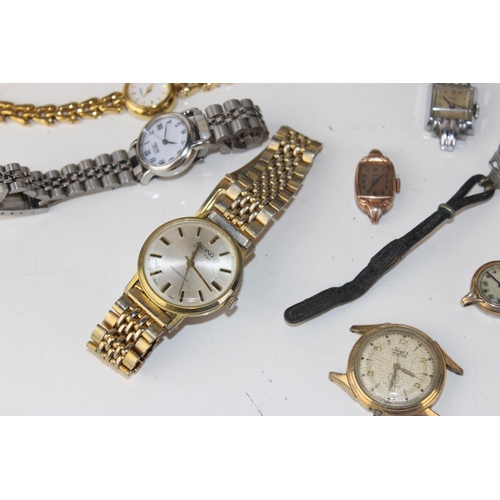 1446 - Qty of assorted vintage and later watches