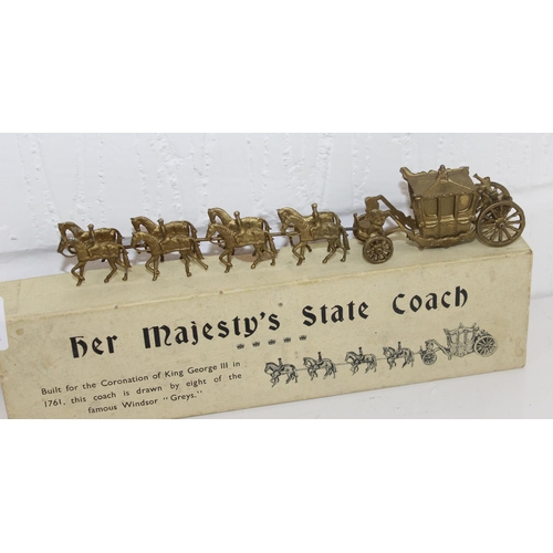 1516 - 3 models of Royal carriages to inc Britains