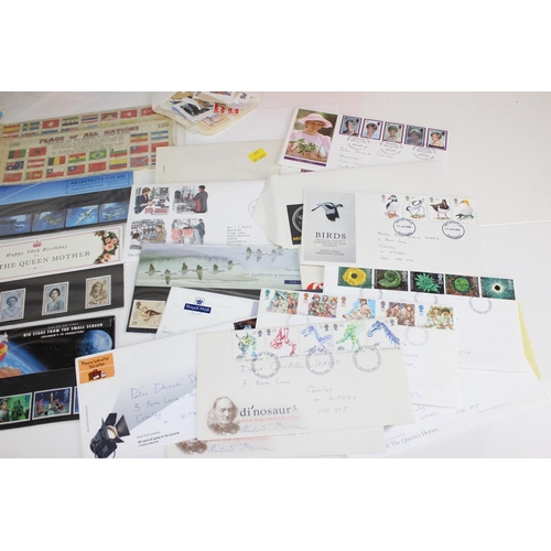 1600 - A large qty of assorted stamps etc to inc FDC and Presentation Packs