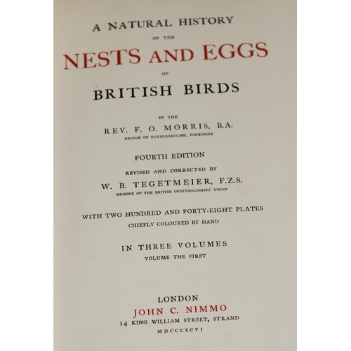 1604 - Reverend F. O. Morris & W. B. Tegetmeier, A Natural History of the Nests and Eggs of British Birds, ... 