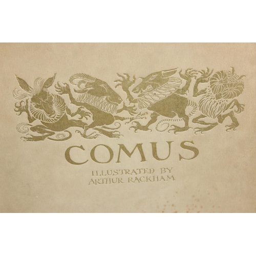 1608 - Comus by John Milton, illustrated by Arthur Rackham, Limited Edition 400/550 copies signed by the ar... 