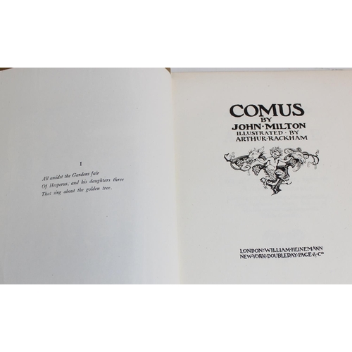 1608 - Comus by John Milton, illustrated by Arthur Rackham, Limited Edition 400/550 copies signed by the ar... 