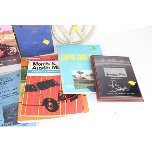 1622 - Qty of assorted car related books and ephemera etc