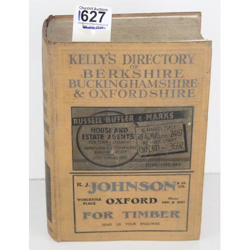 1627 - 1939 Kelly's Directory of Berkshire, Buckinghamshire & Oxfordshire