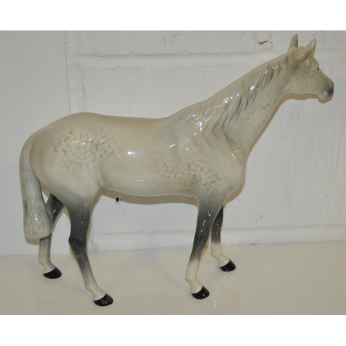 1650 - A large Beswick dapple grey horse - approx 10