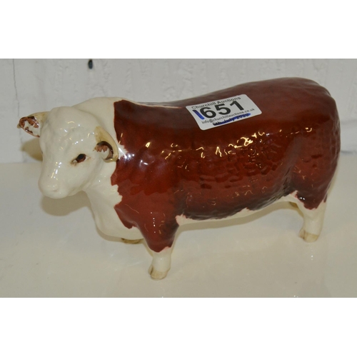 1651 - A Beswick Champion of Champions Hereford Bull