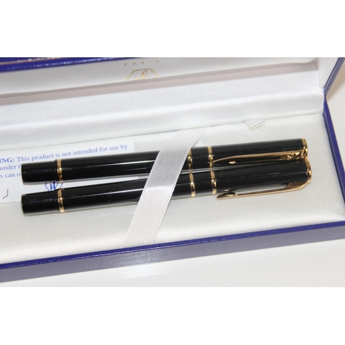 1663 - 2 boxed pen sets and various misc items