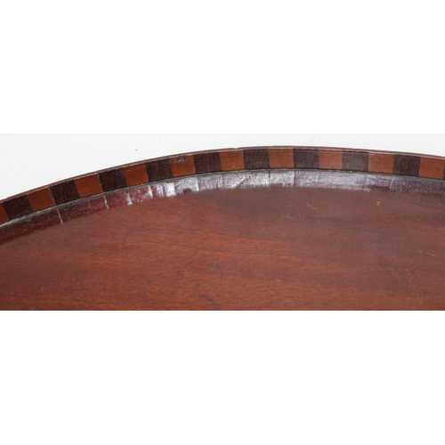 1805 - An Edwardian Sheraton Revival serving tray with marquetry inlay