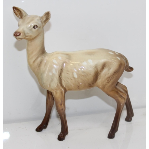 1874 - Qty of animal figures to inc 2 Beswick Deer