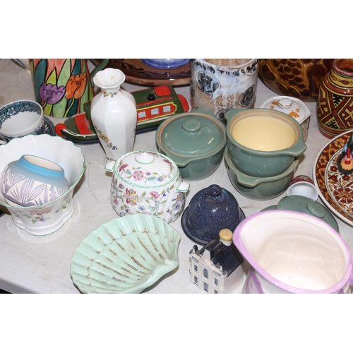 1901 - A large qty of assorted antique and later ceramics to inc Wedgwood and Minton