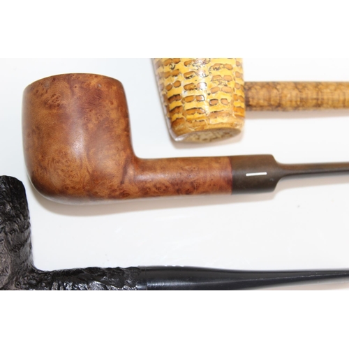 1931 - 3 smoking pipes - Corncob, Carey's Magic Inch & Comoys 252