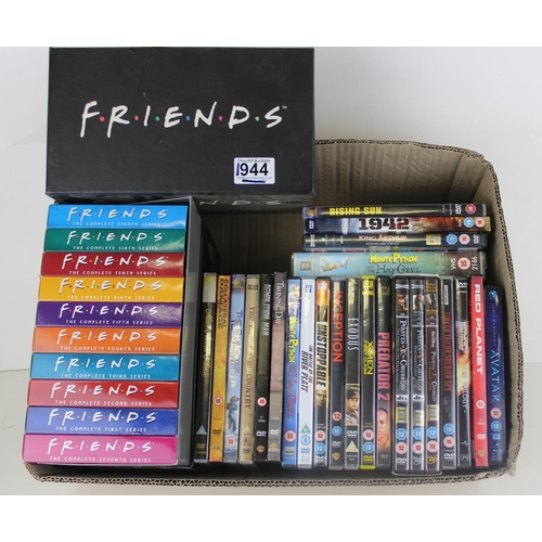 1944 - Qty of DVD's to inc Friends box set