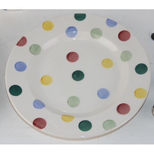 1967 - Qty of Emma Bridgewater spotty pottery items and cutlery (10)