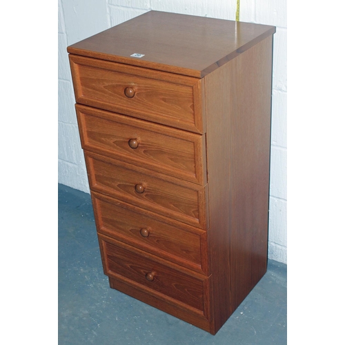 20 - Retro 5 drawer chest of drawers