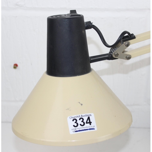 334 - A vintage Anglepoise style lamp