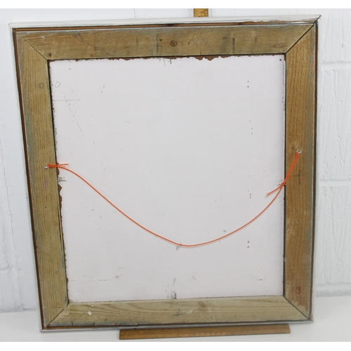 400 - An abstract painting in the manner of Ben Nicholson - signed indistinctly and dated '08