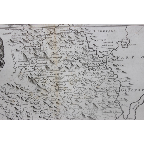 402 - An 18th century Robert Morden map of Monmouth