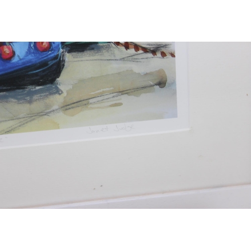 403 - Janet Judge - A pair of signed limited edition prints of boats