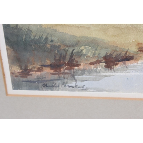 423 - Charles Brooker (XX) - A pair of 20th century watercolour paintings