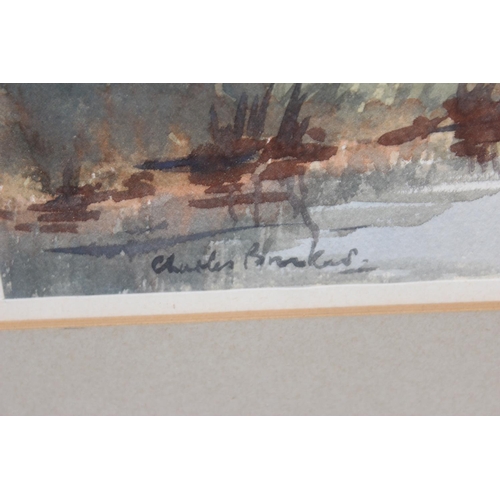 423 - Charles Brooker (XX) - A pair of 20th century watercolour paintings