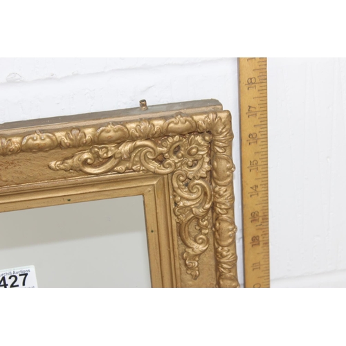 427 - Vintage Rococo style gilt framed mirror