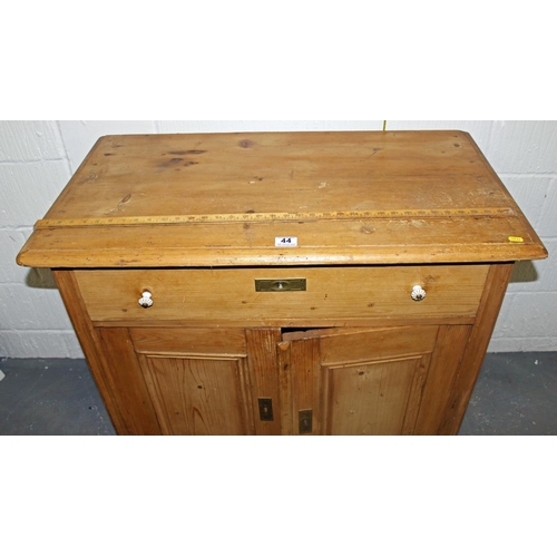 44 - Antique pine sideboard or dresser base