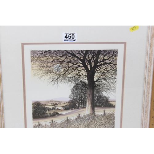 450 - Kathleen Caddick - Limited Edition print 180/250 - Beech Wood