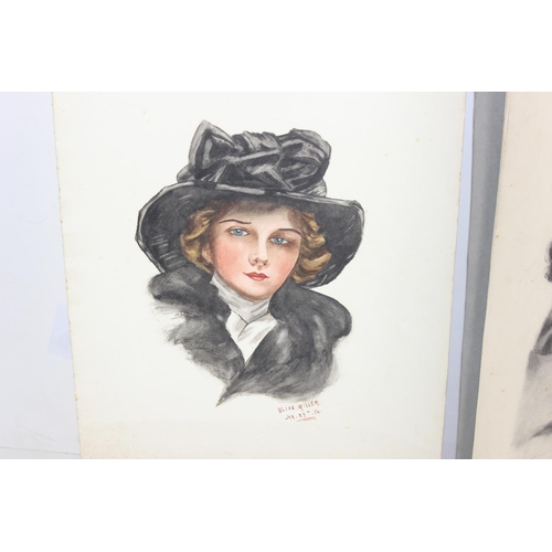 456 - Olive Miller (XX) - A qty of watercolour and pencil studies of various subjects