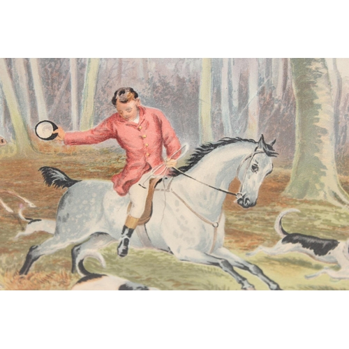 476 - A good quality early 20th century watercolour of a hunting scene - unsigned