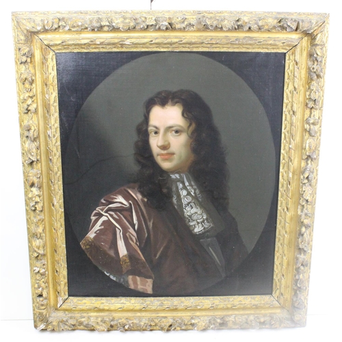 485 - Portrait of Benjamin Allen (1663-1738) - An extremely fine 18th/ 19th century Oil on Canvas portrait... 