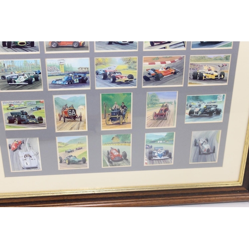 510 - A framed complete set of 30 Tom Thumb 