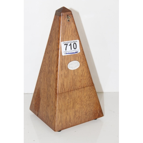 710 - Maelzel Paquet wooden cased metronome