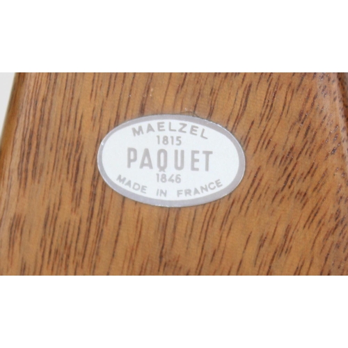 710 - Maelzel Paquet wooden cased metronome