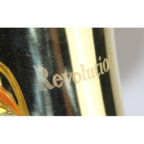 713 - A brass Alto Saxophone by Trevor James & Co - The Horn - Revolution model with Sebastian Buckley tra... 