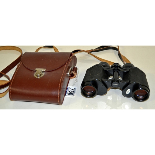 750 - A pair of Carl Zeiss 8x30w binoculars in leather case