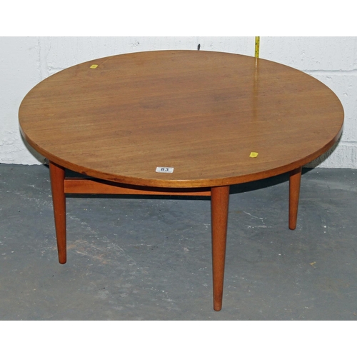 83 - An unusual retro coffee table