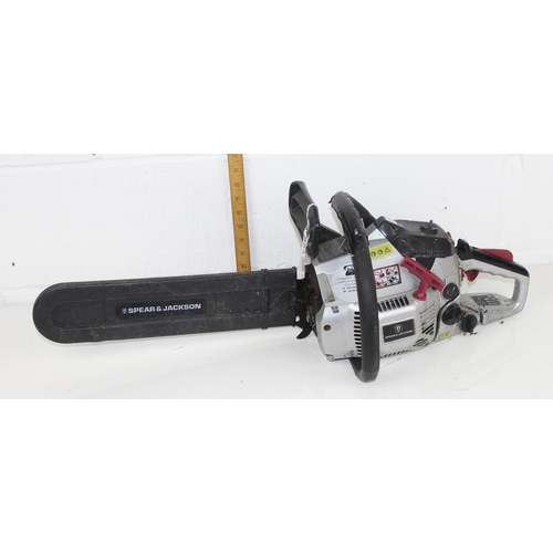 855 - Spear & Jackson petrol chainsaw