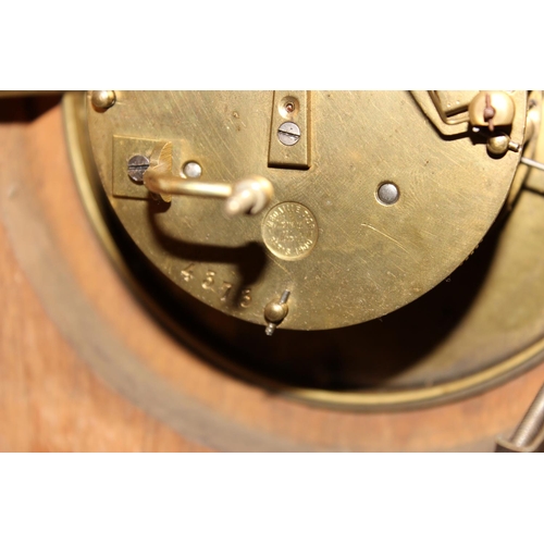 1457 - A highly impressive early 20th century carved hardwood mantle clock in the Anglo-Indian style. Profu... 