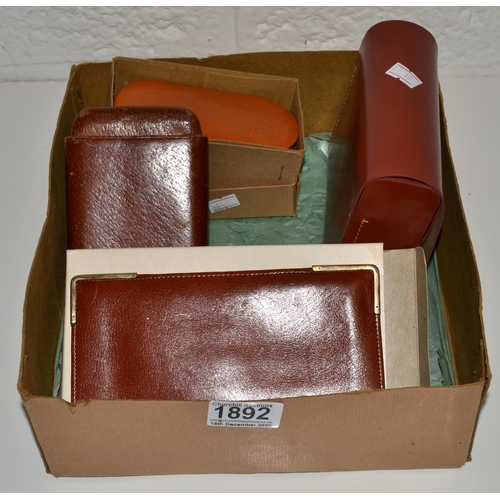 2002 - Qty of vintage leather wallets/ cases