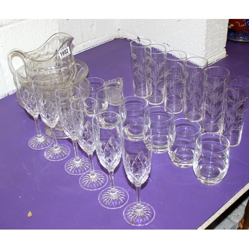 2003 - Qty of glassware - mostly sets