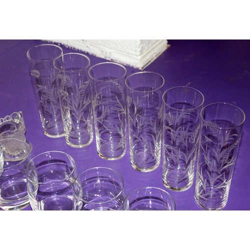 2003 - Qty of glassware - mostly sets