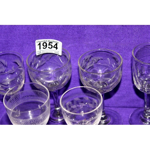 2005 - Qty of antique and later liqueur glasses etc