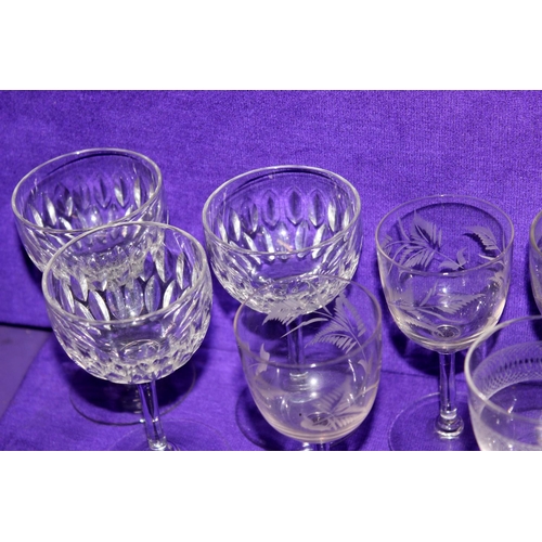 2005 - Qty of antique and later liqueur glasses etc