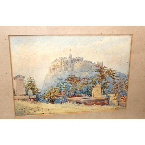 530 - 5 early 20th century watercolours to inc ones by A. Winder and an antique tapestry panel