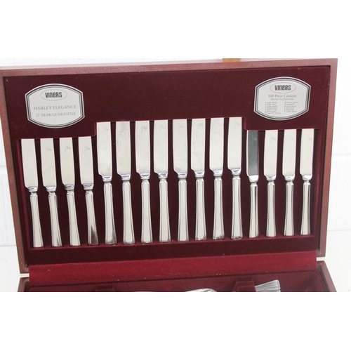 1133 - Viners Harley Elegance - A boxed canteen of Viners cutlery