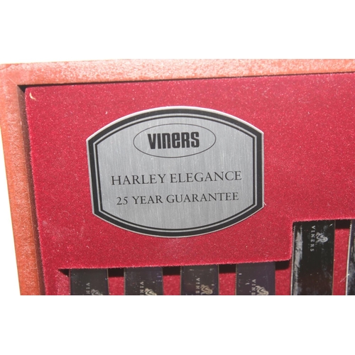 1133 - Viners Harley Elegance - A boxed canteen of Viners cutlery