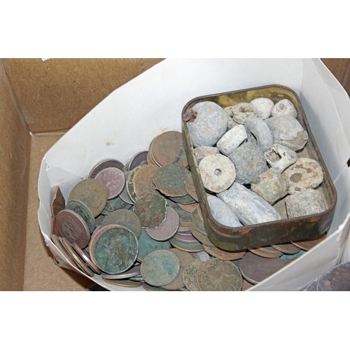 1381 - Qty of coins and other metal detector finds