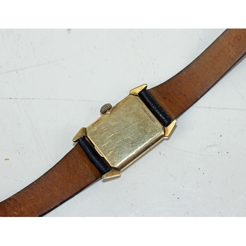 1455 - 1930's 10k gold filled Longines-Wittnauer  Gents wrist watch with numbered swiss movement – made for... 